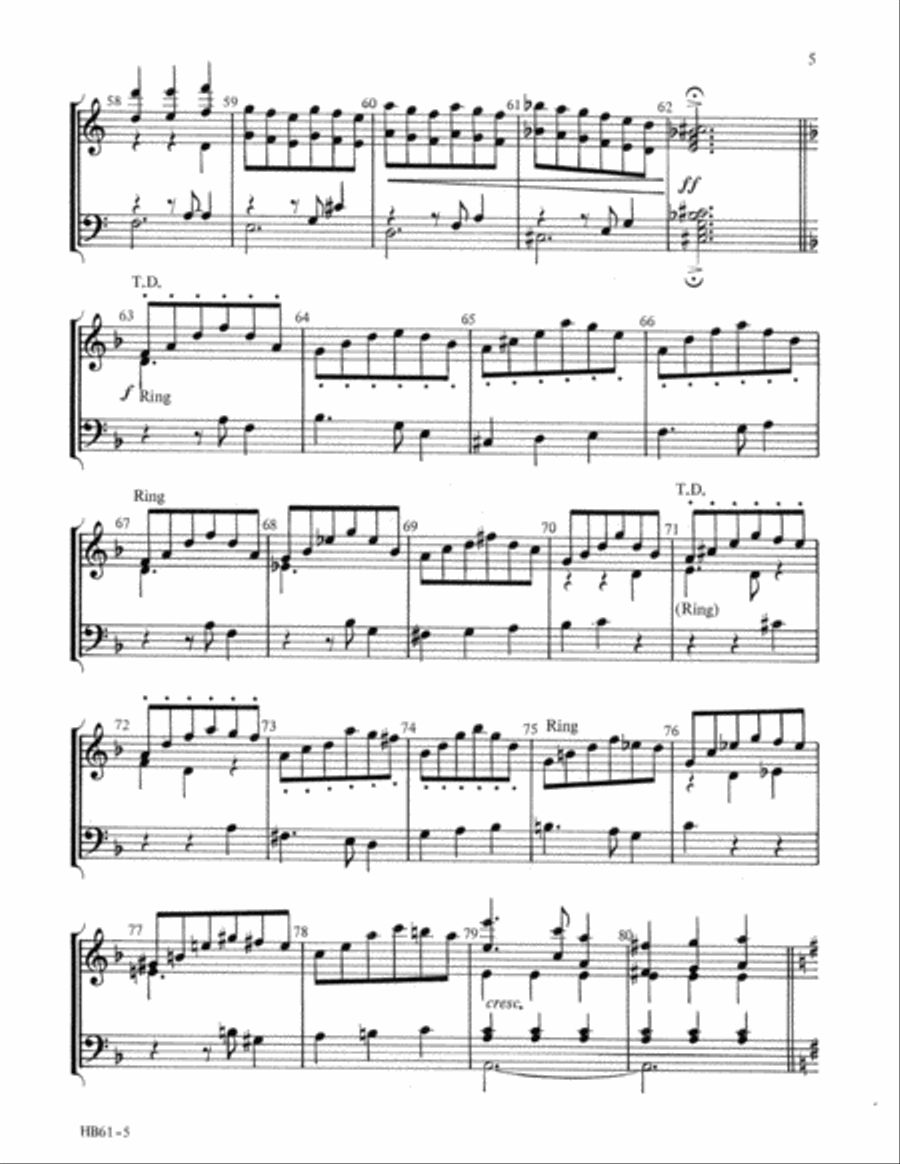Rejoice and Be Glad - McCleary Handbell Choir scores gallery preview page 5