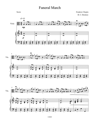 Funeral March (Viola Solo with Piano Accompaniment)