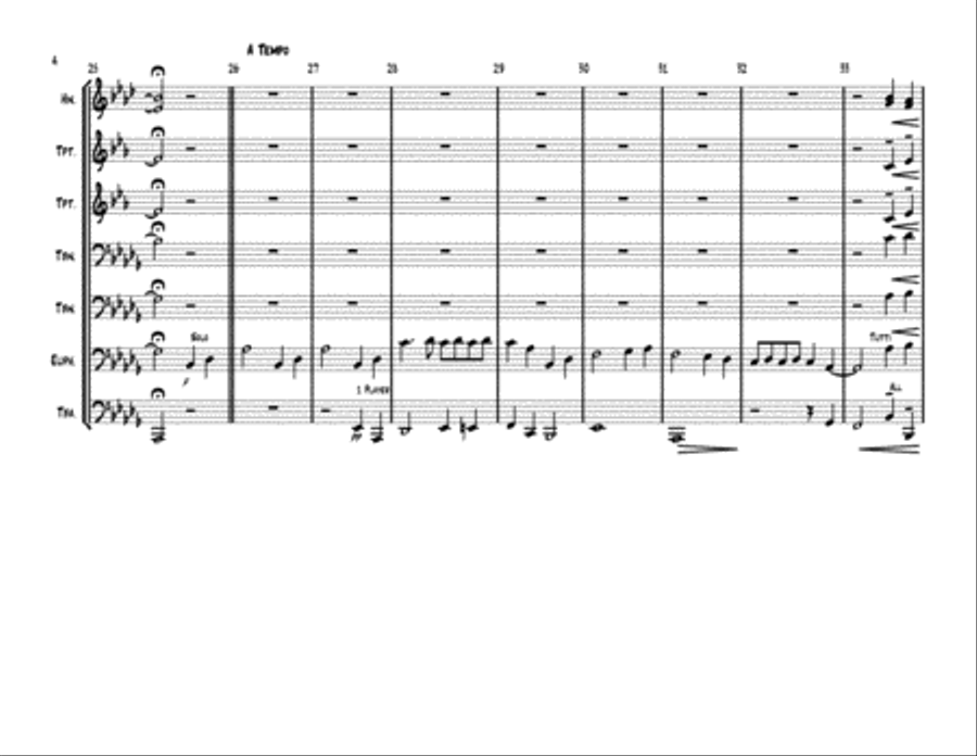 Pure Imagination Brass Ensemble scores gallery preview page 4