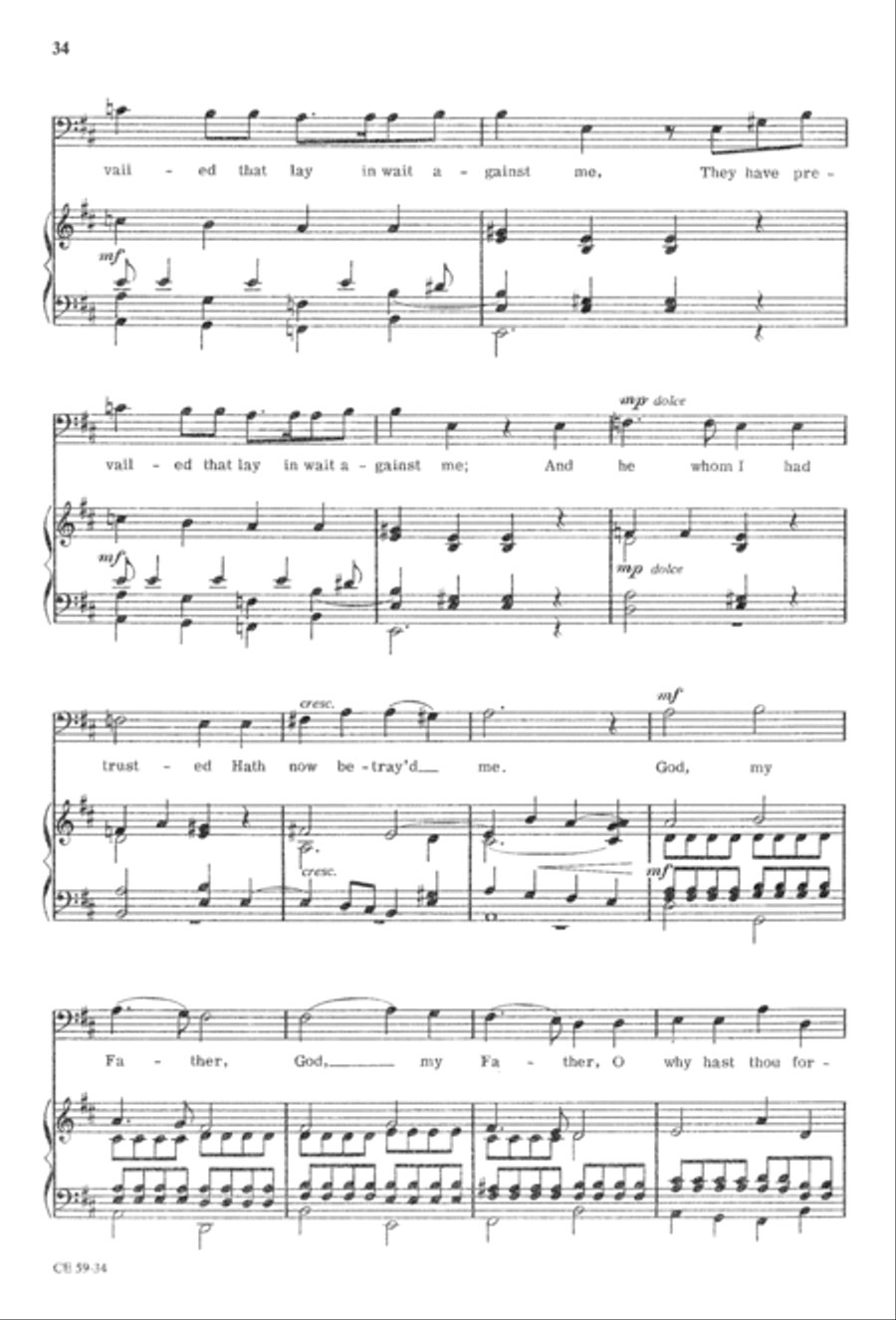 The Seven Last Words of Christ 4-Part scores gallery preview page 36