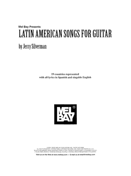 Latin American Songs for Guitar