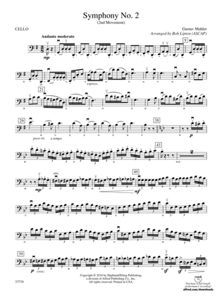 Symphony No. 2 (2nd Movement): Cello