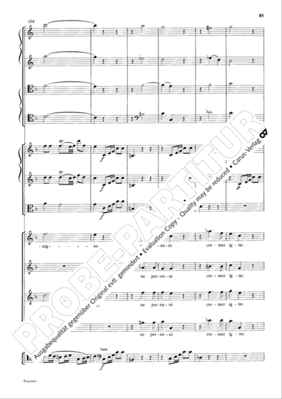 Requiem Requiem 4-Part scores gallery preview page 92