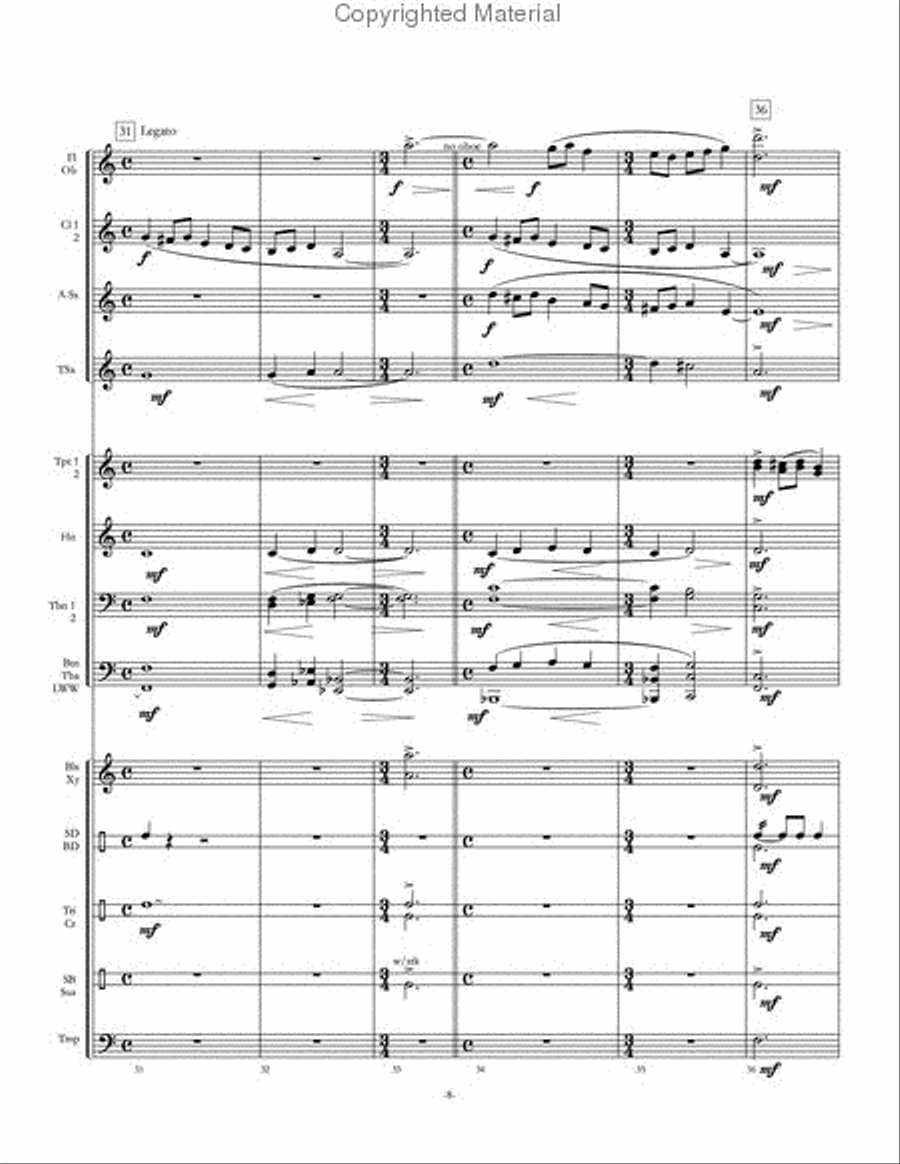 Kaleidoscope Concert Band scores gallery preview page 9
