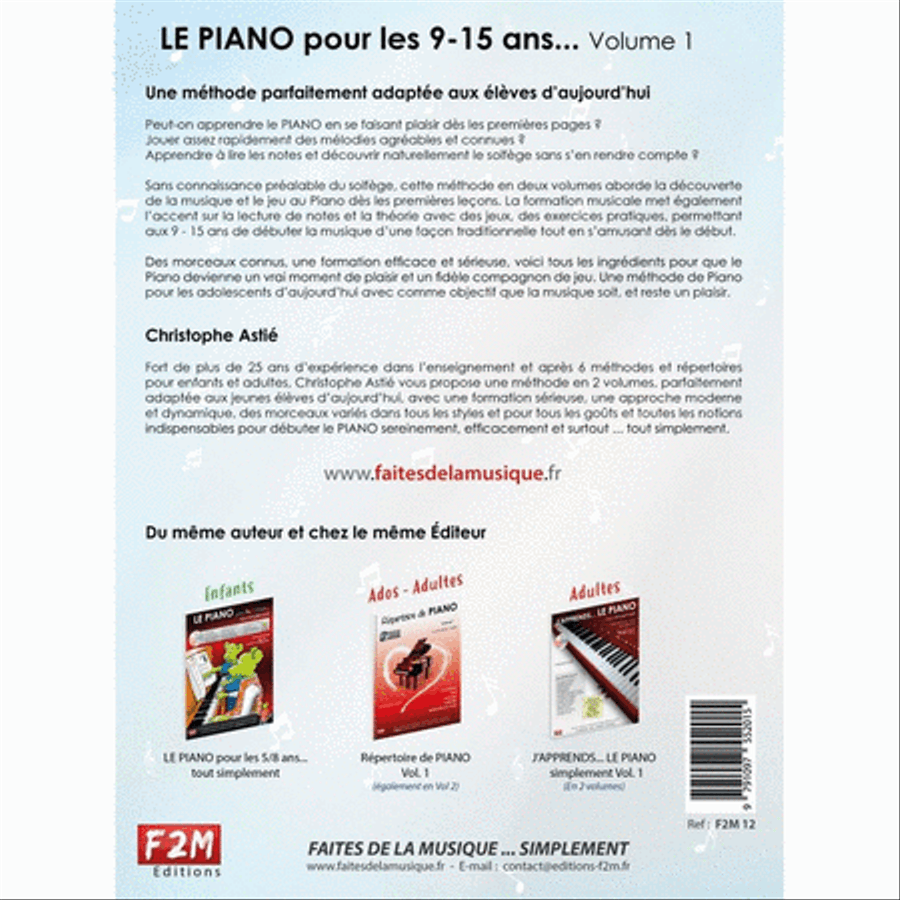 Le Piano Pour Les 9-15 Ans Vol 2 Piano Method scores gallery preview page 2