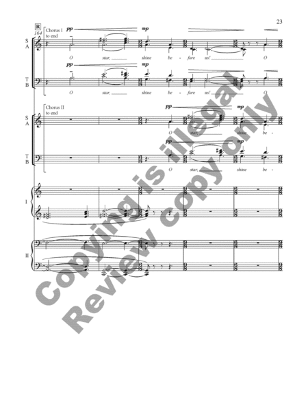 American Triptych: III. Mariner's Carol (Piano/Choral Score) image number null