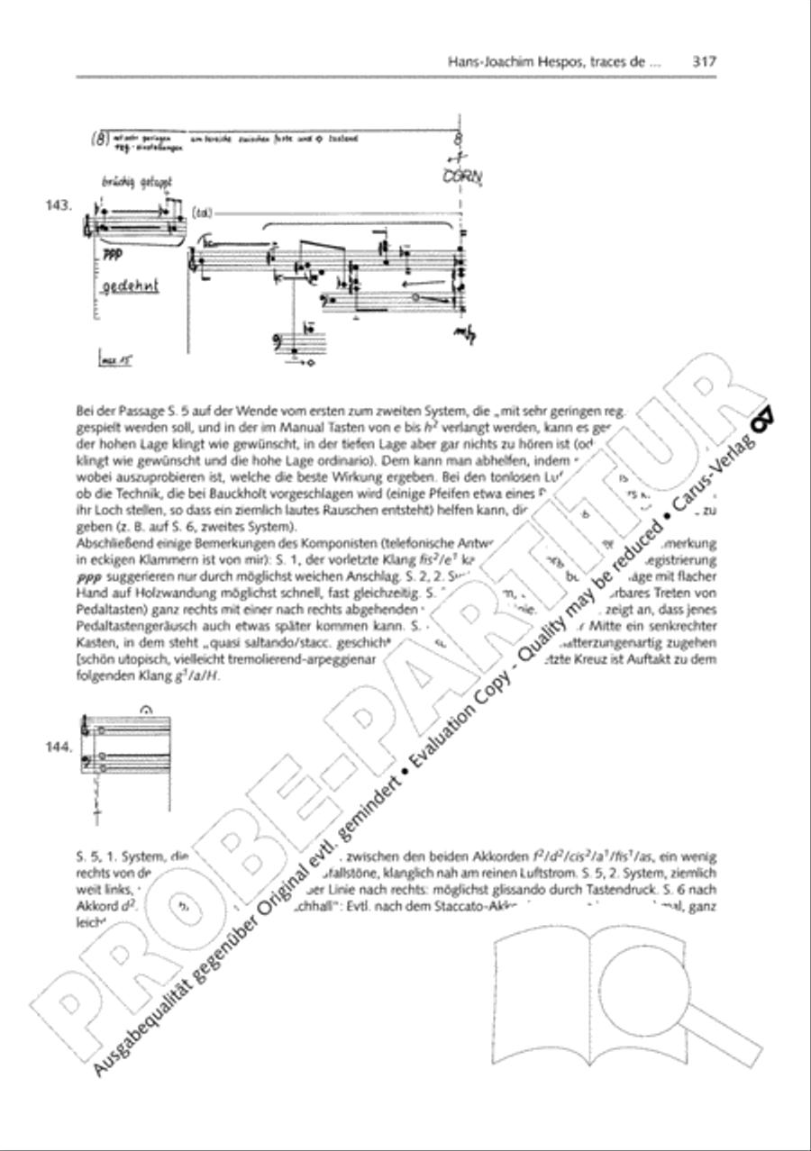 Orgelschule zur historischen Auffuhrungspraxis Organ Solo scores gallery preview page 318