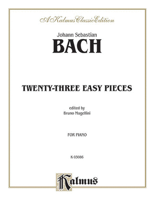 Book cover for Twenty-three Easy Pieces