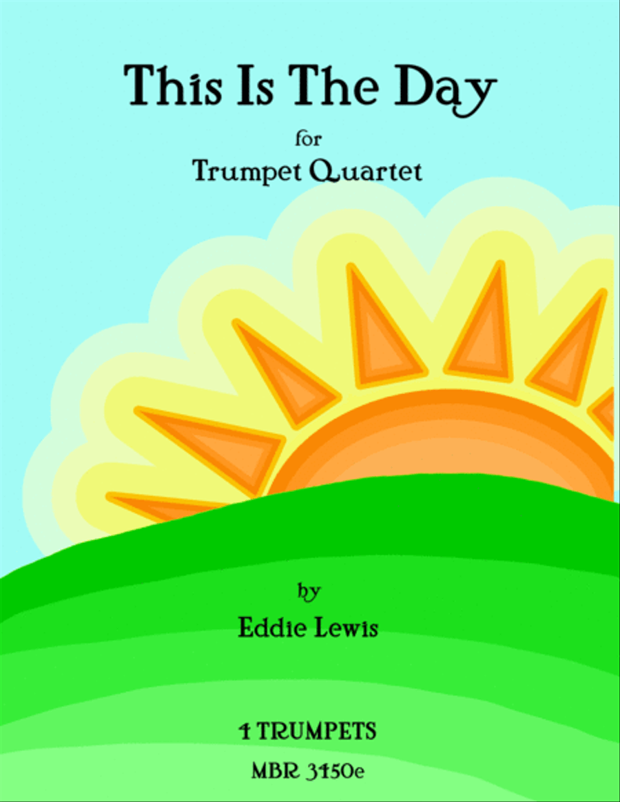 This is the Day for Trumpet Quartet by Eddie Lewis Brass Ensemble scores gallery preview page 1