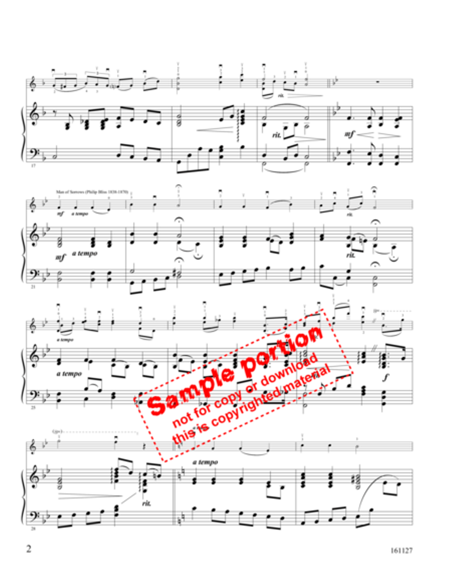 Wondrous Cross Violin Solo scores gallery preview page 3