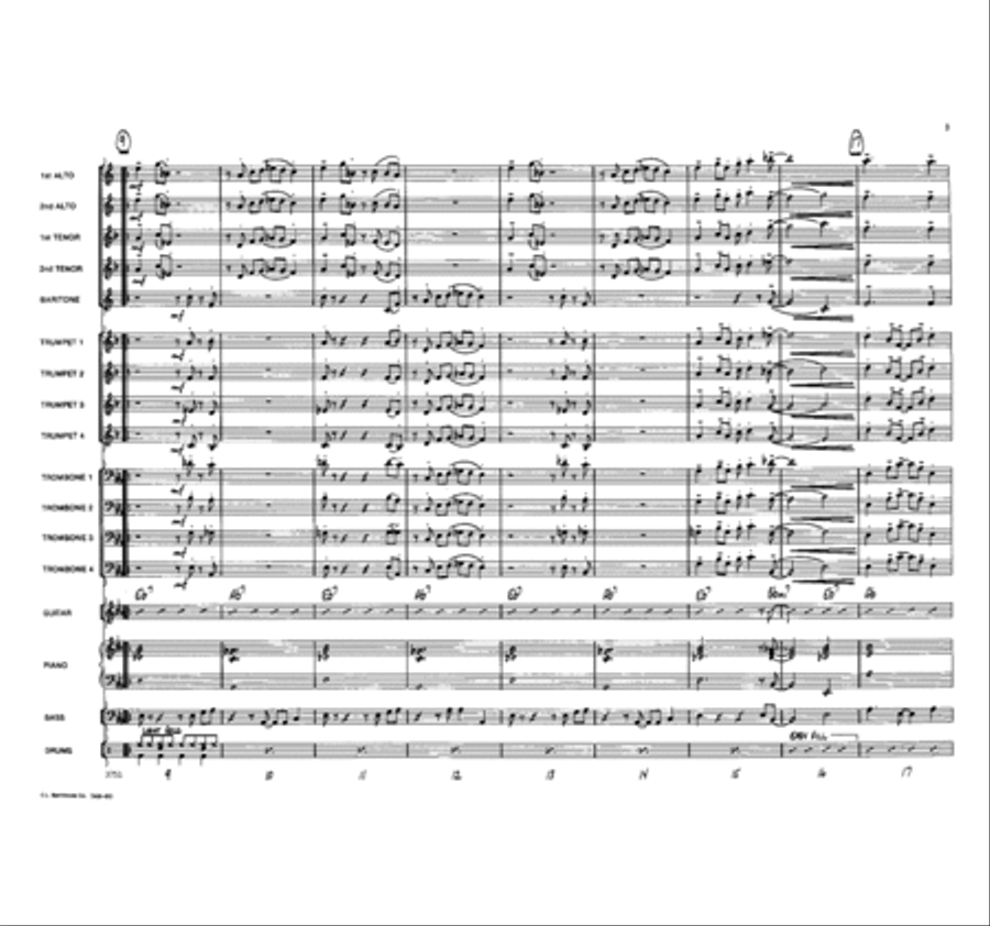 Legend of Bagu Legend of Bagu Jazz Ensemble scores gallery preview page 3