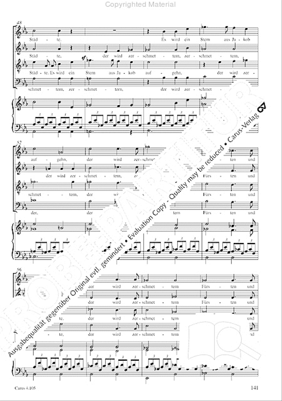 Choral collection Mendelssohn - editionchor Choir scores gallery preview page 142
