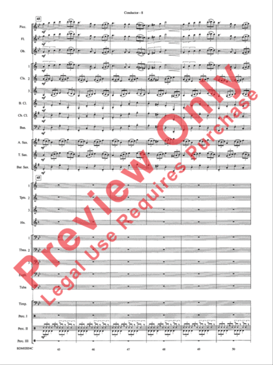 Celtic Carol Concert Band scores gallery preview page 11