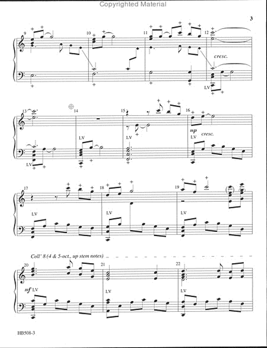 Jesus Paid It All - Krug 5-Octaves scores gallery preview page 3