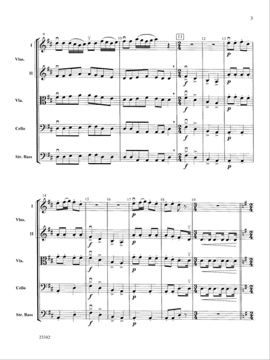 Beethoven, Inc.: Score String Orchestra scores gallery preview page 3