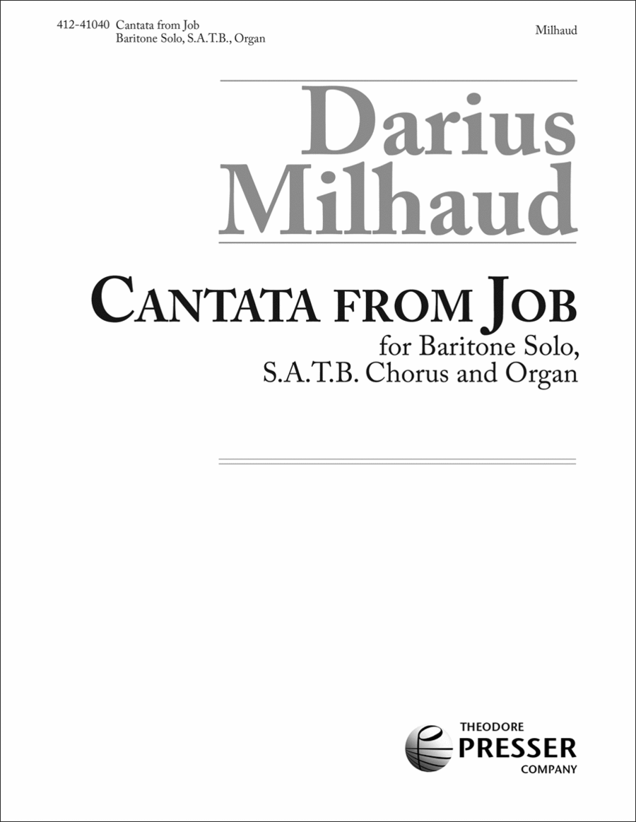 Cantata From Job Choir scores gallery preview page 1