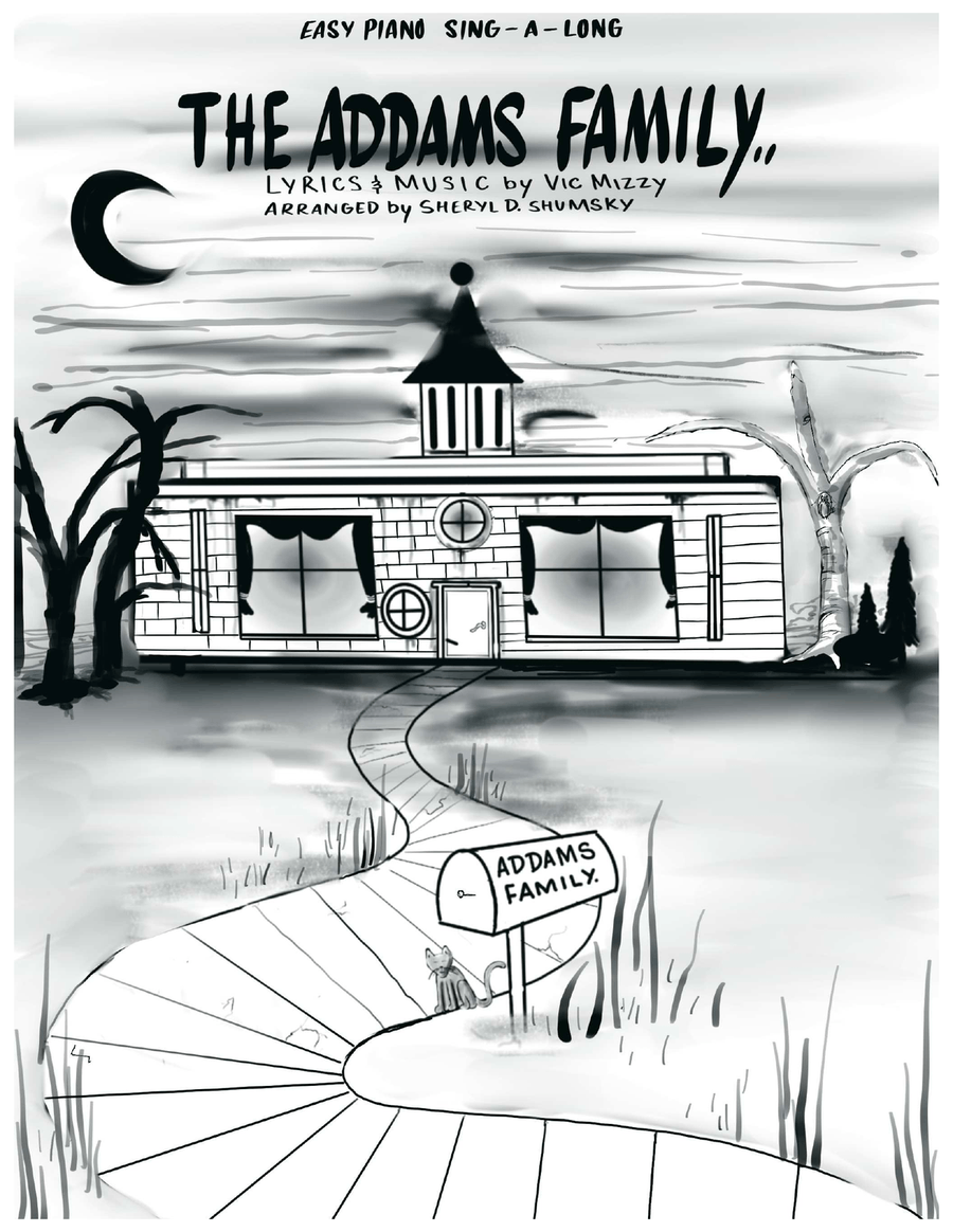 The Addams Family Theme The Addams Family Theme Piano, Vocal, Guitar scores gallery preview page 1