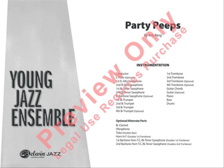 Party Peeps Jazz Ensemble scores gallery preview page 2