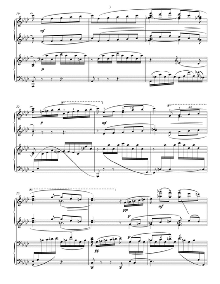 Romance from 2-piano Suite No. 2, op. 17 (arr. 1-piano 4-hands)