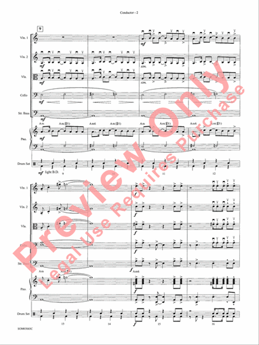 The James Bond Theme (from Die Another Day) String Orchestra scores gallery preview page 5