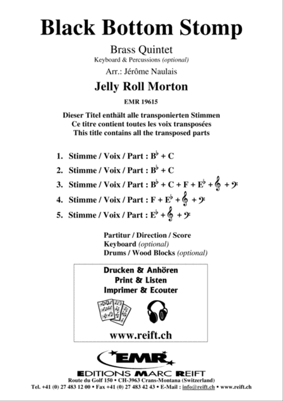 Black Bottom Stomp Brass Band scores gallery preview page 2