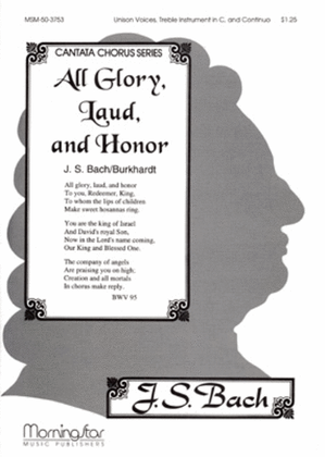 Book cover for All Glory, Laud, and Honor (Instrumental Parts)