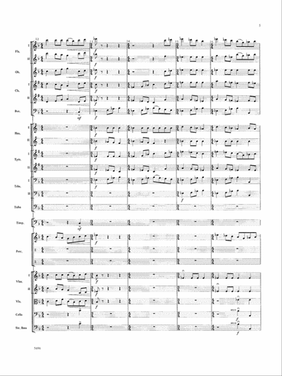 Hill Point Fantasy (Overture for Orchestra): Score Full Orchestra scores gallery preview page 5