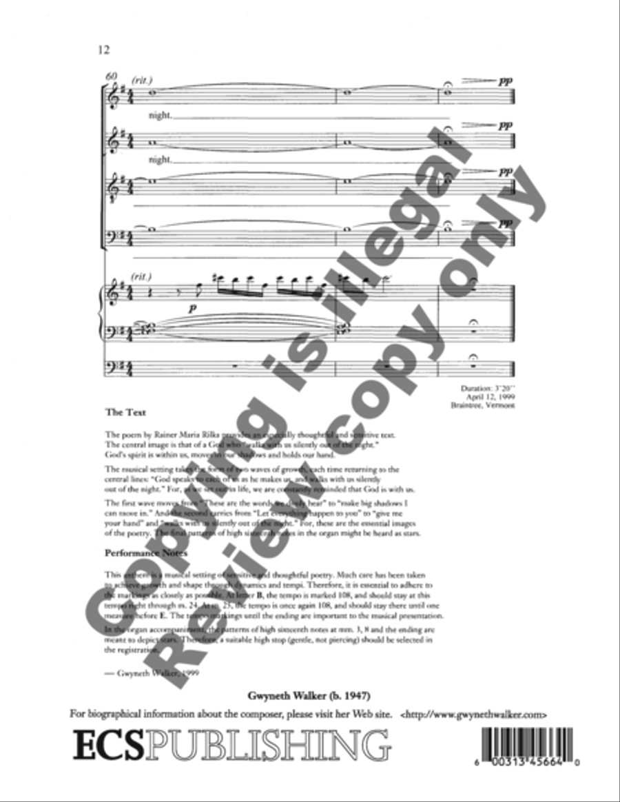 God Speaks to Each of Us 4-Part scores gallery preview page 12