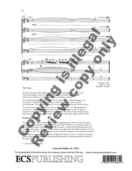 God Speaks to Each of Us by Gwyneth W. Walker Choir - Sheet Music