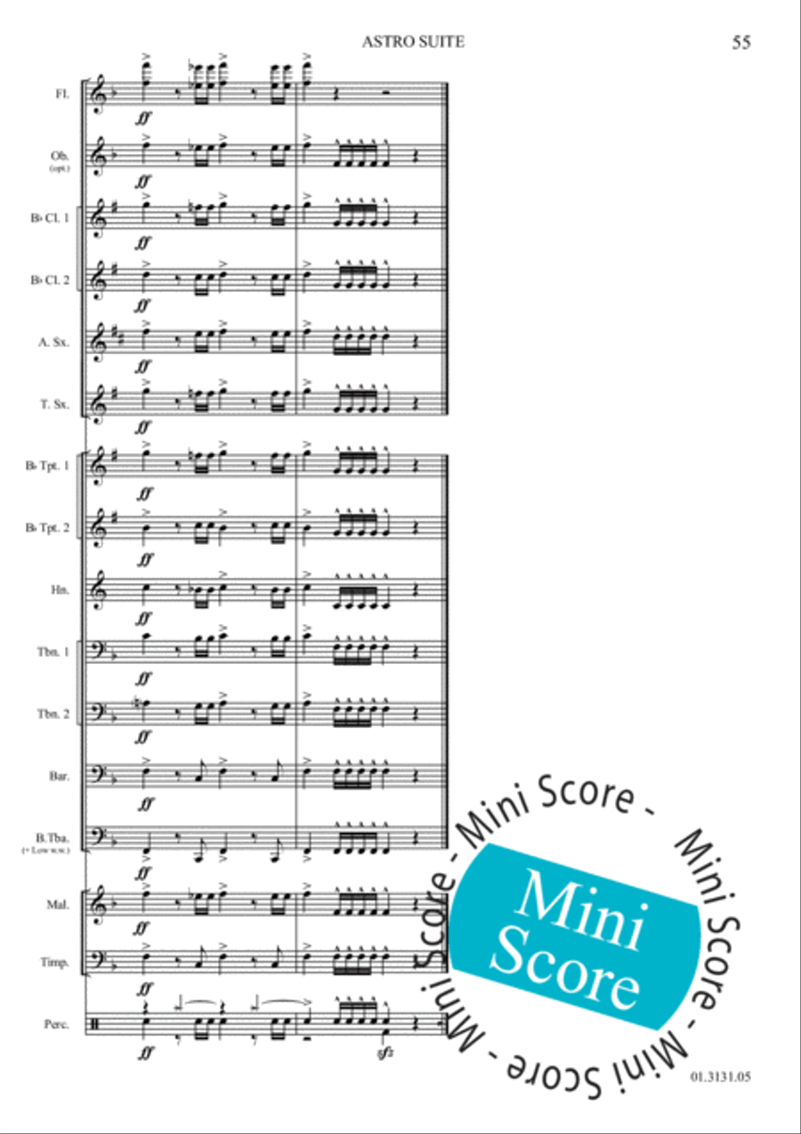 Astro Suite Astro Suite Concert Band scores gallery preview page 61