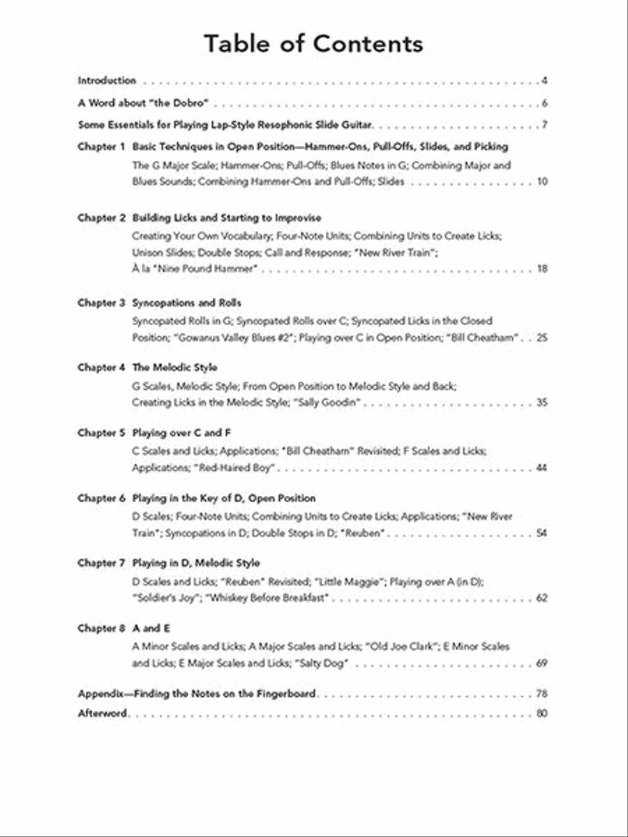The Dobro Workbook Dobro scores gallery preview page 2