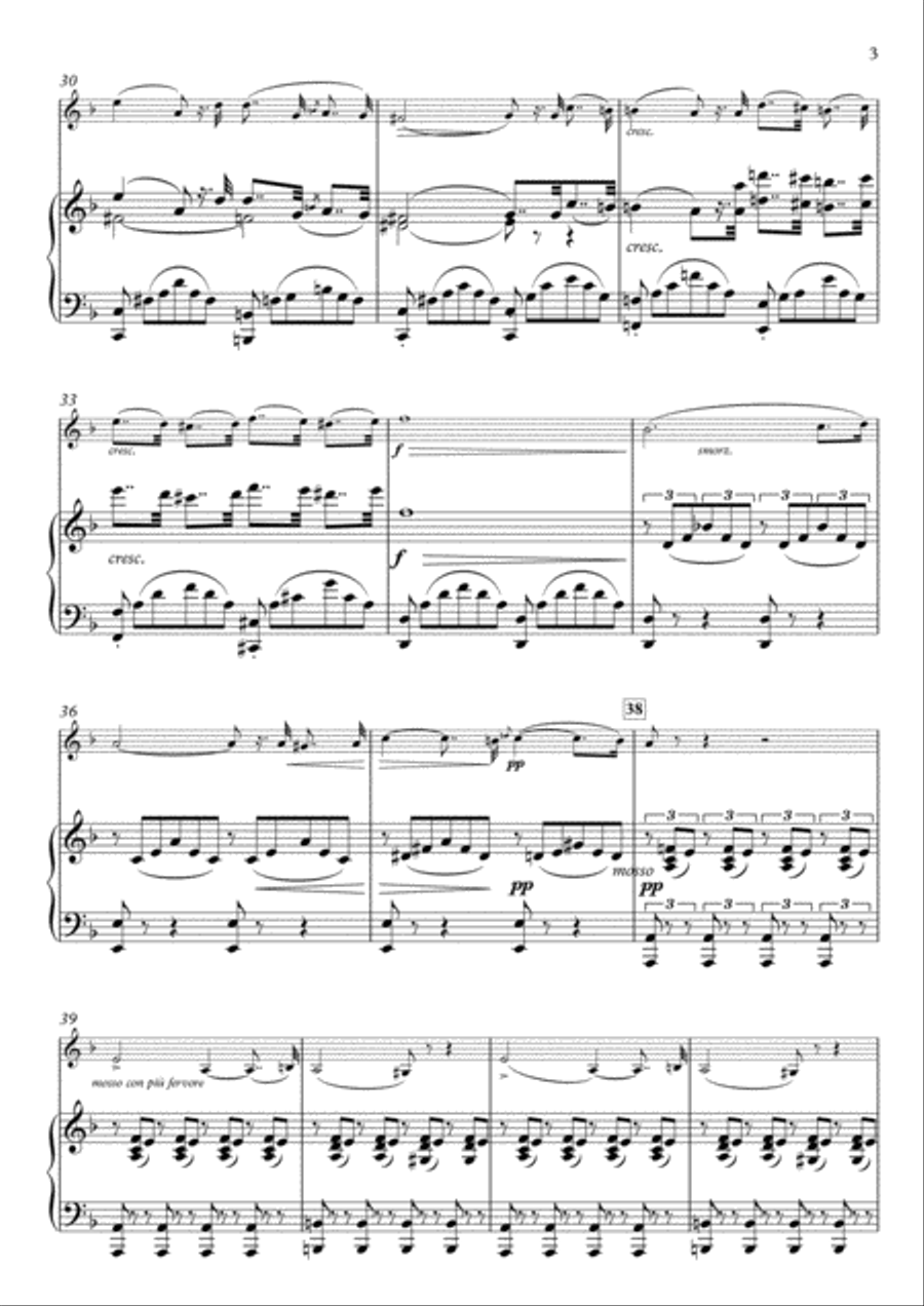 Salve Maria for Viola & Piano Viola scores gallery preview page 3