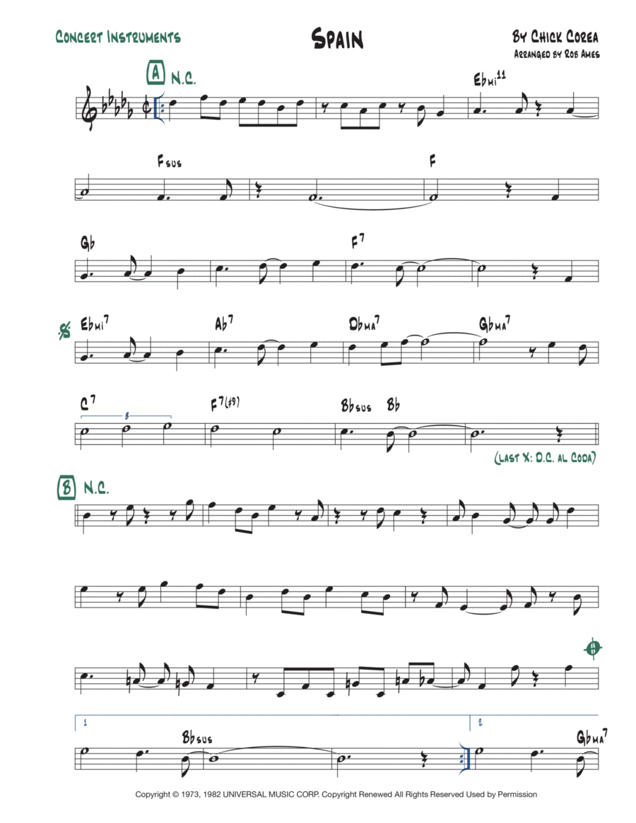 Spain Voice scores gallery preview page 1