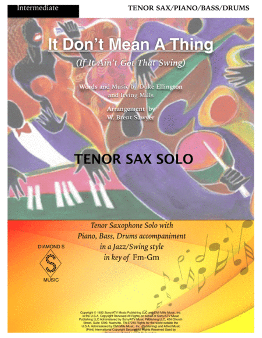 It Don't Mean A Thing (If It Ain't Got That Swing) Small Ensemble scores gallery preview page 1