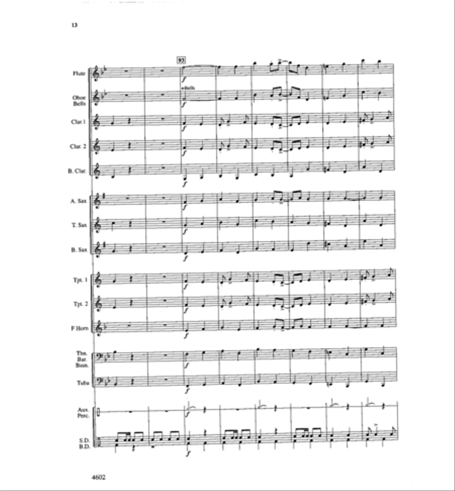 Band Avenue Concert Band scores gallery preview page 13