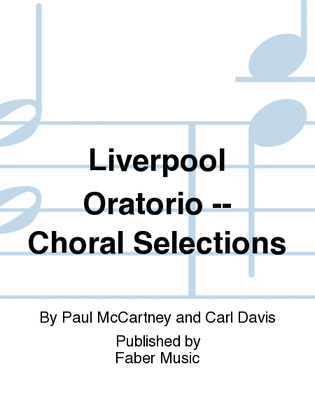 Book cover for Liverpool Oratorio -- Choral Selections