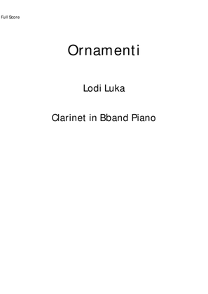 Book cover for Ornamenti