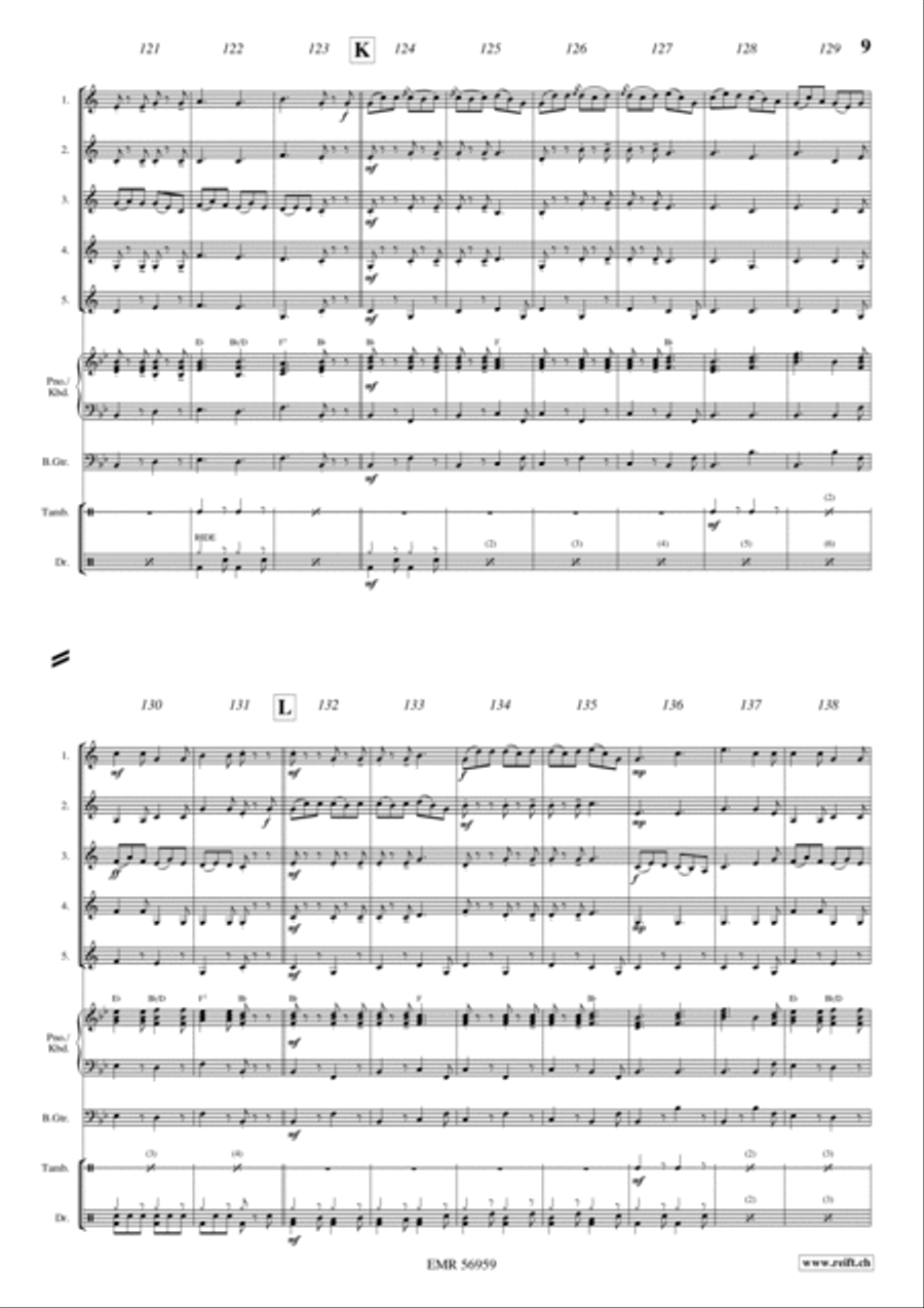 Western Medley Cornet scores gallery preview page 8