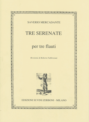 Book cover for Tre Serenate