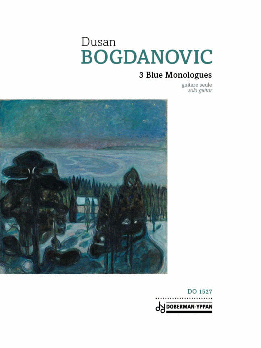 3 Blue monologues Classical Guitar scores gallery preview page 1