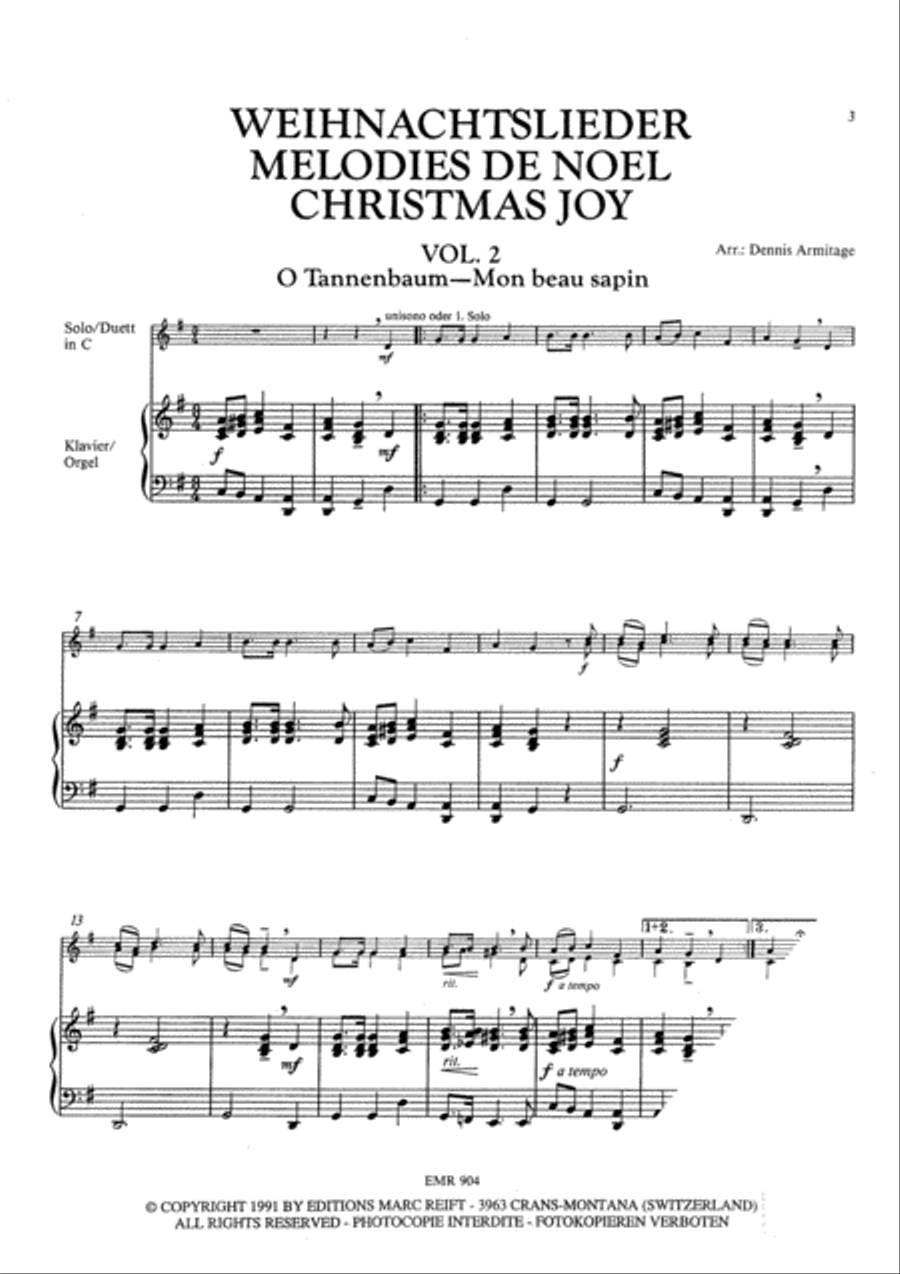 28 Weihnachtsmelodien Vol. 2 Brass Duet scores gallery preview page 3