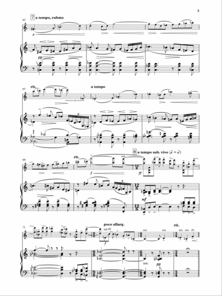 Violin Concerto Violin Solo scores gallery preview page 6