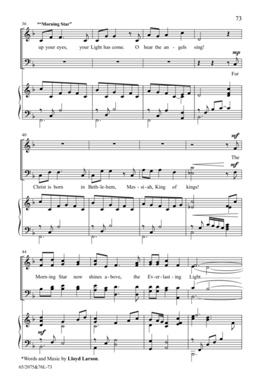 Morning Star - SATB Score with Performance CD 4-Part scores gallery preview page 29