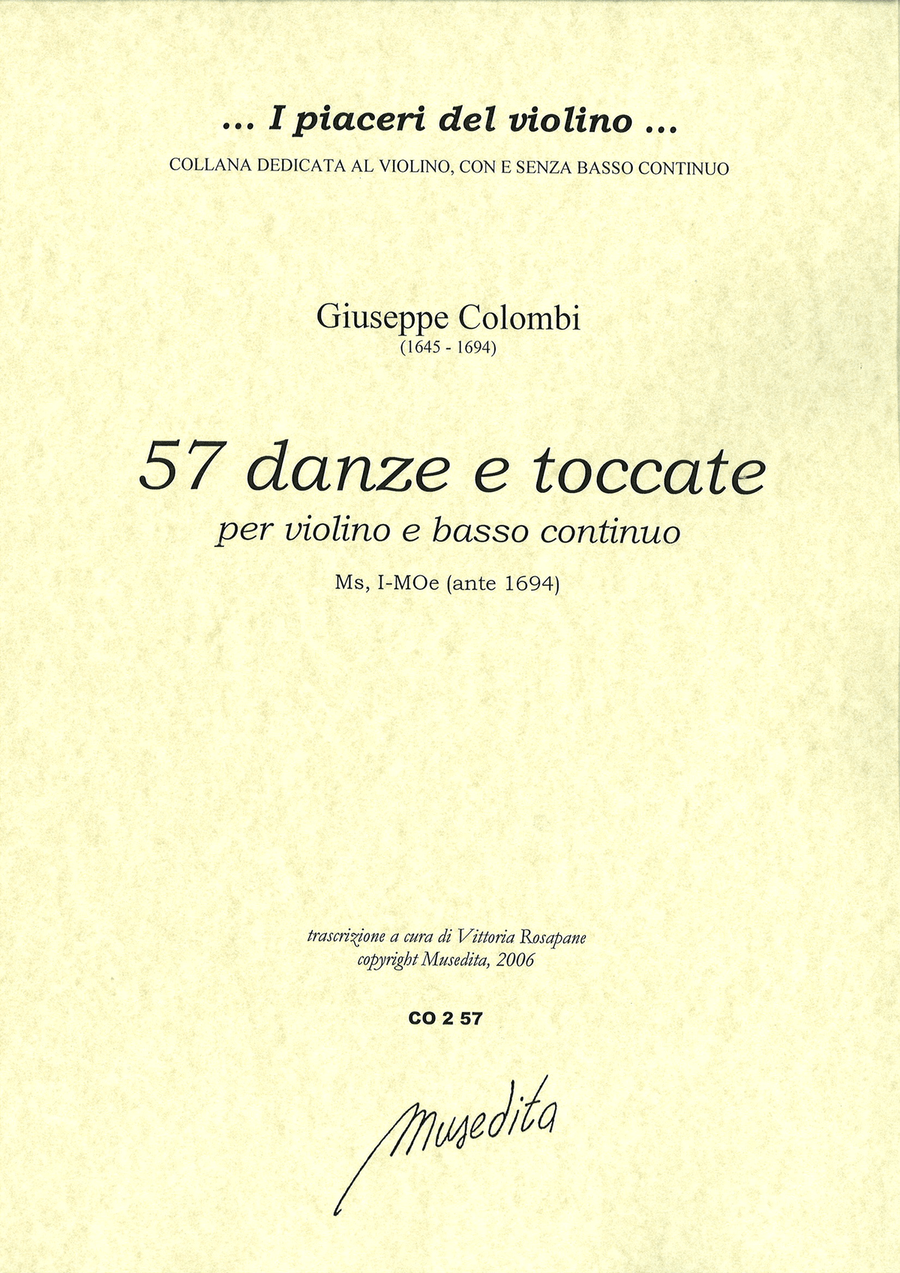 57 Danze e Toccate (Ms, I-MOe)