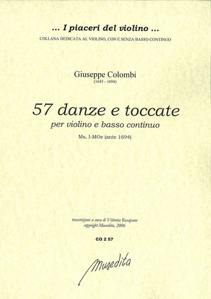 57 Danze e Toccate (Ms, I-MOe)