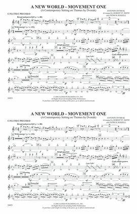 A New World---Movement One: Flute