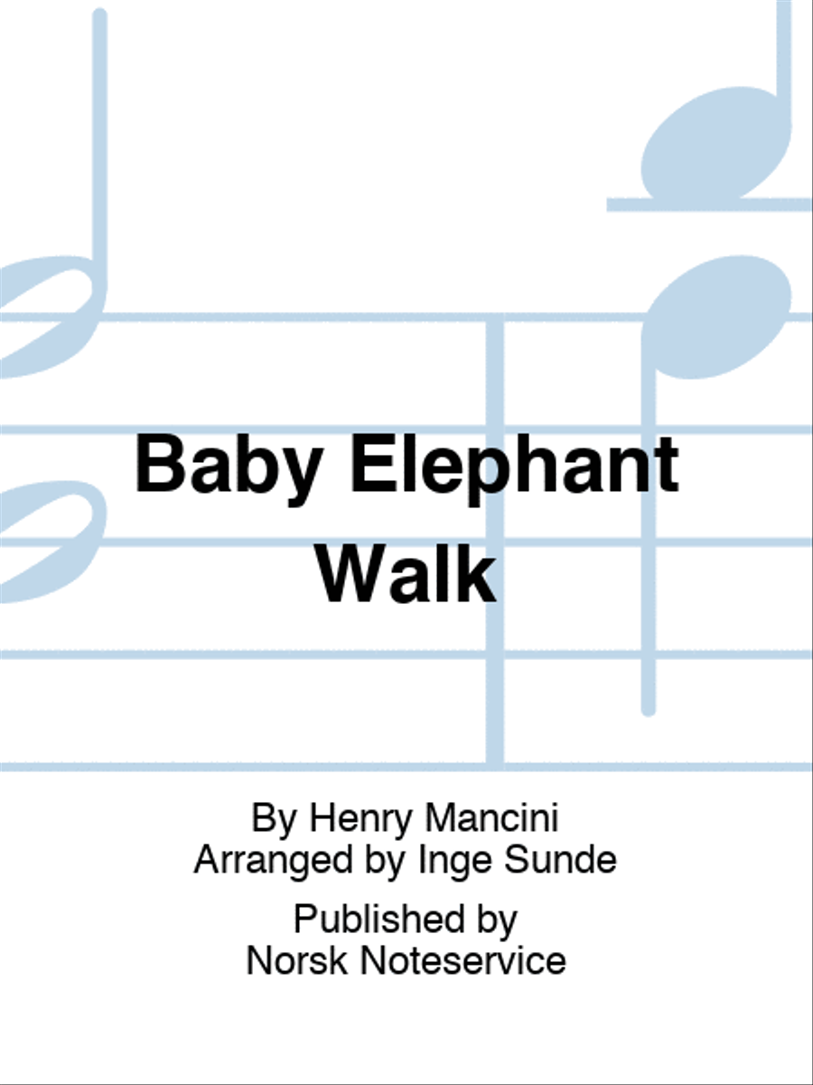 Baby Elephant Walk Baby Elephant Walk Concert Band scores gallery preview page 1