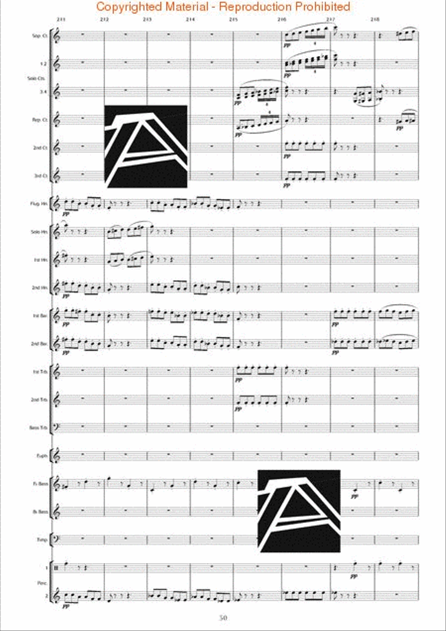 Surround Sound Brass Band scores gallery preview page 51