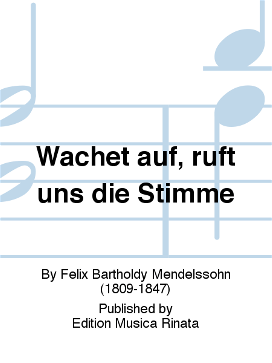 Wachet auf, ruft uns die Stimme 4-Part scores gallery preview page 1