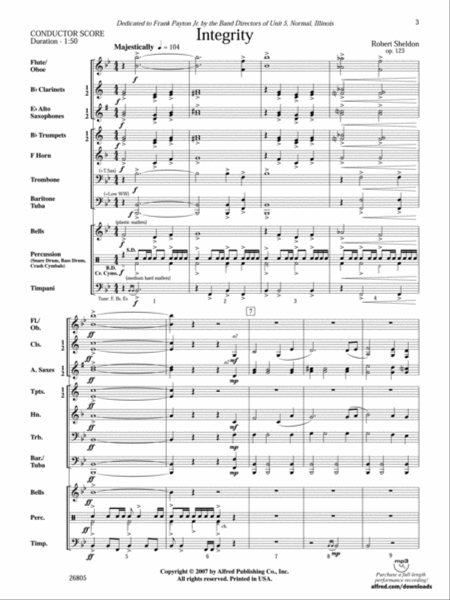 Integrity Concert Band scores gallery preview page 2